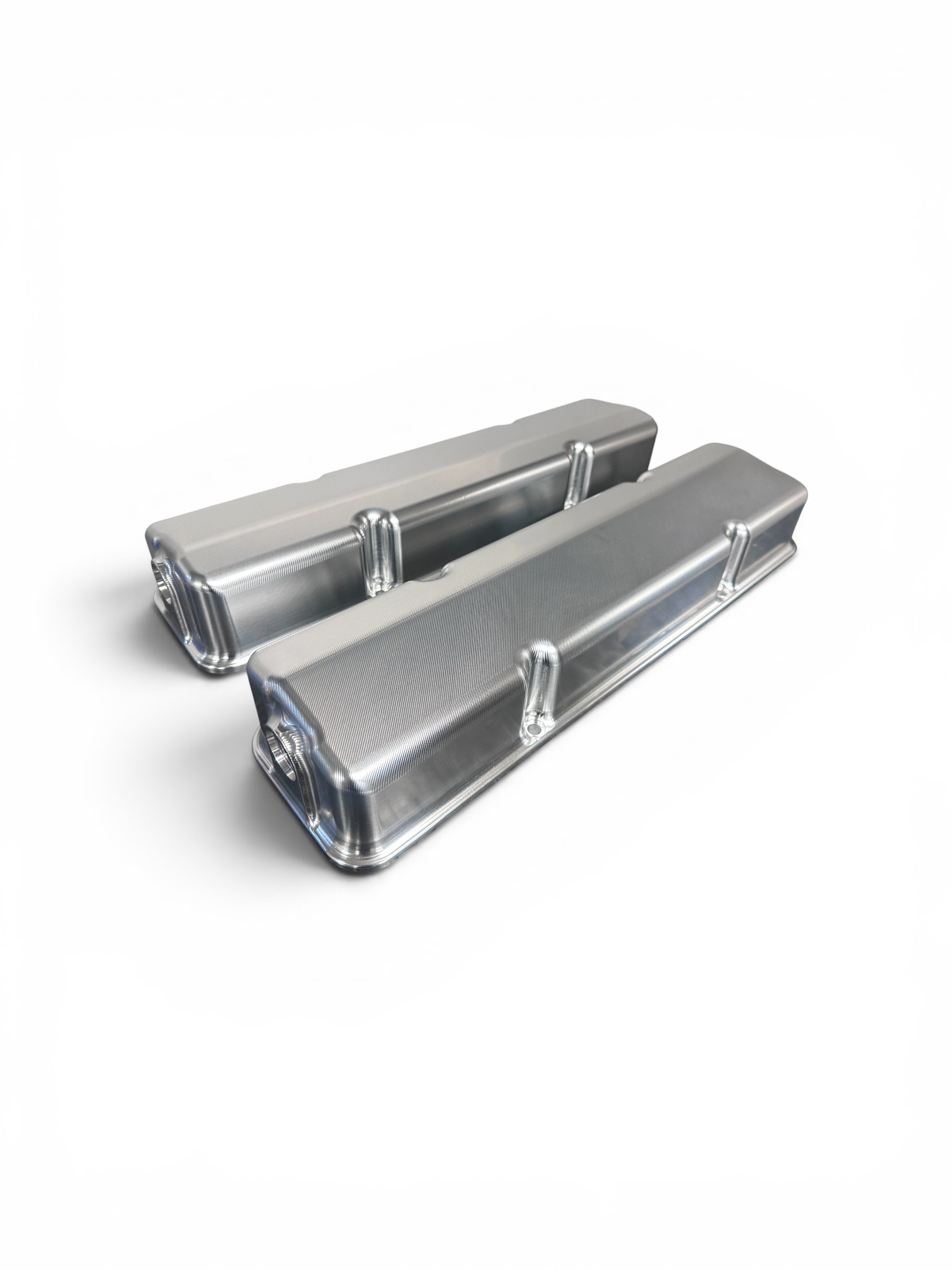 Main SBC Valve Cover (Pair) -  Forward Facing -12AN Breathers