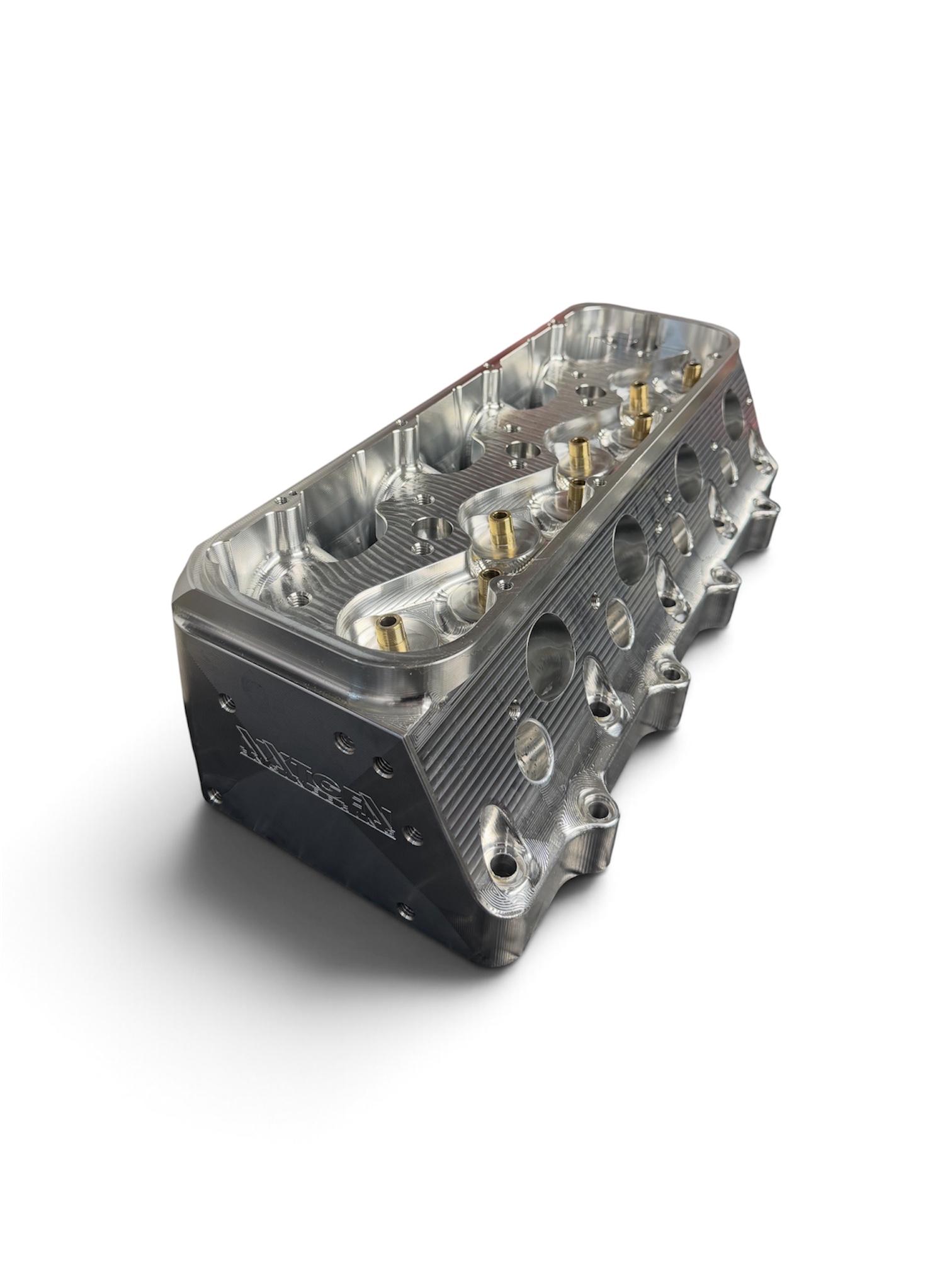 Main LS Canted NxtGen Billet Solid - BARE Cylinder Heads (PAIR)